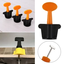 50 шт./пакет многоразовые Carrelage выравнивания Системы локатор плоскогубцы здания анти-Lippage уровень танкетке Плитки уравнитель распорки для Floorin