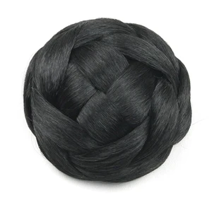 Soowee 6 цветов синтетические волосы плетеные шиньон вязанные светлые волосы булочка пончик Роликовые шиньоны аксессуары для женщин - изображение