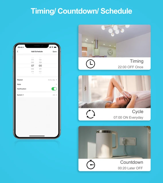 Interruttore Luce Intelligente EPLZON 2 Vie - WiFi, App Tuya, Compatibile Alexa E Google - Foto 7