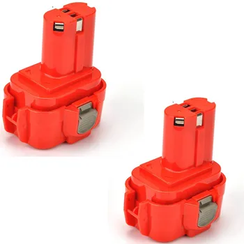 

2pcs x 9.6V Ni-MH rechargeable battery cell pack 3000mah for makita cordless Electric drill screwdriver 6207D 6222D 6226D 6260D