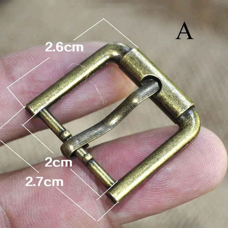 A Meetee 5/10 шт. ID20mm металлический штырь бронзовая Пряжка Регулировка ремешков кнопка сумки из натуральной кожи Чемодан кожа скобяные изделия Аксессуары BF502 - Цвет: A