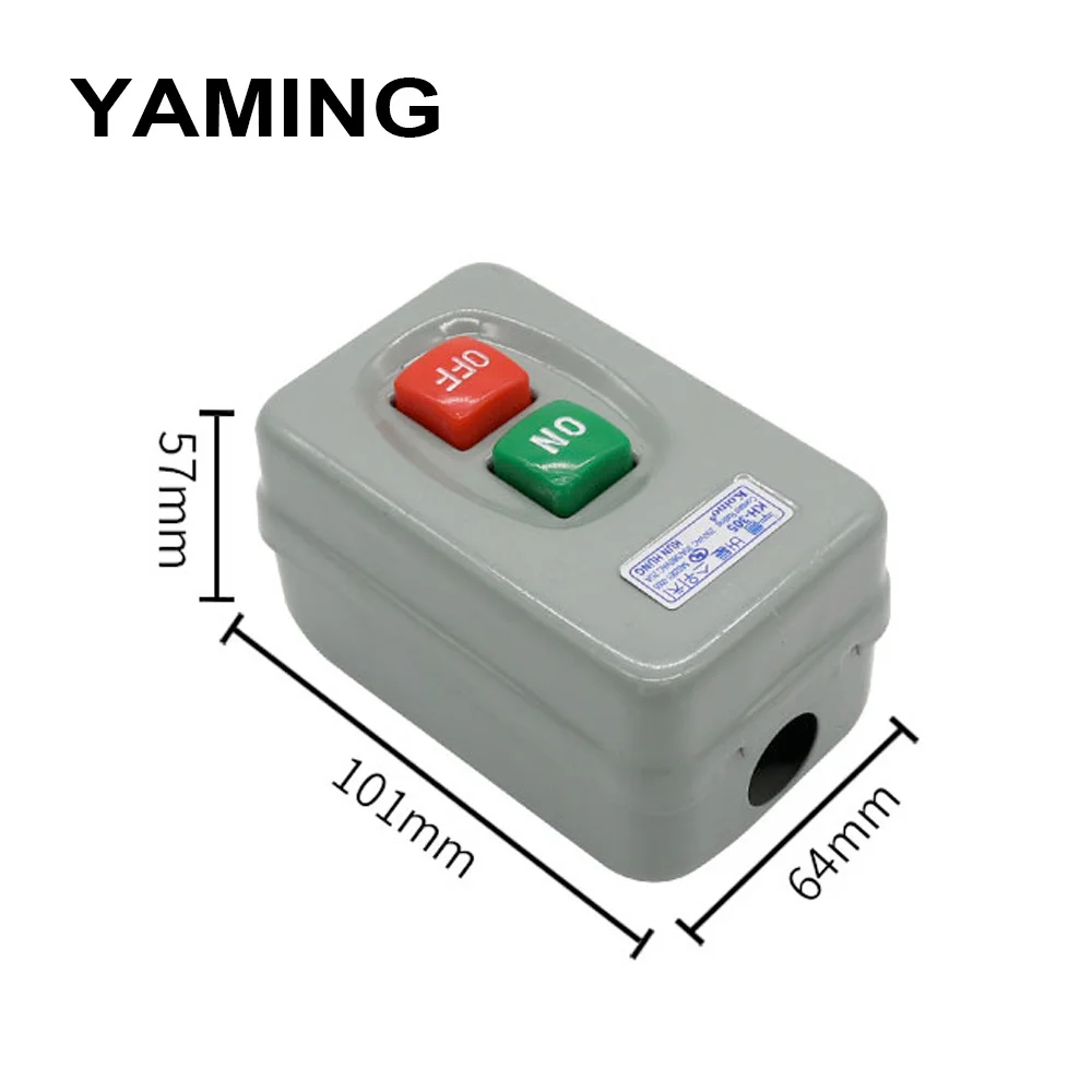 KH-305 On/Off Power Press Switch Push Button Isolator Metal Startor Motor KH-305 On/Off Power Press Switch Push Button Isolator Metal Startor Motor
