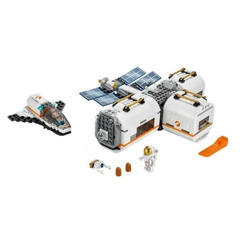 

New City Space Series Lunar Space Station Model Building Blocks Creator 60227 Toys For Children