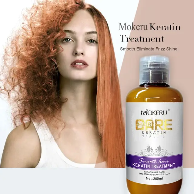 Mokeru 1pc 200ml Repair Damaged Hair Lightness Brazilian Keratin