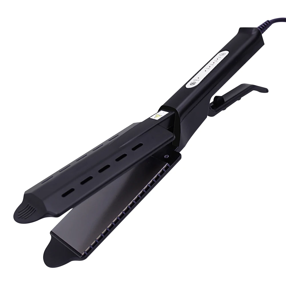 

Portable Hair Straightener Professional Tourmaline Ceramic Heating Plate Irons Fast Warm-up Thermal Salon Hair Styling Tools