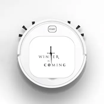 

Robot Vacuum Cleaner Intelligent Automatic Mopping Clean Robot for Hard Floor Carpet Funny Winter Is Coming