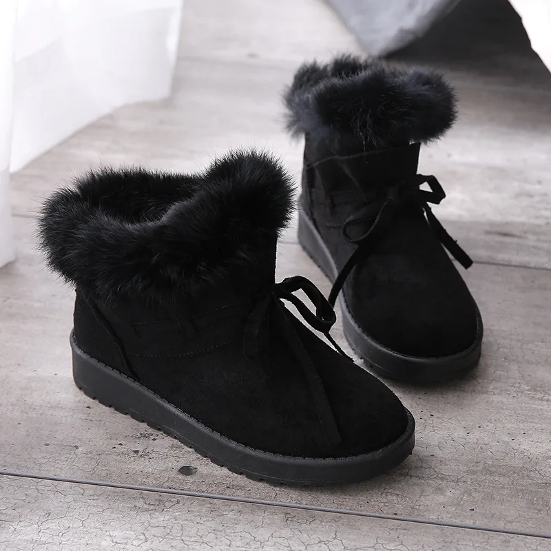 

2019 Boots Women Shoes For Winter Boots Shoes Woman Casual Botas Mujer Female Fashion Round Toe Boots