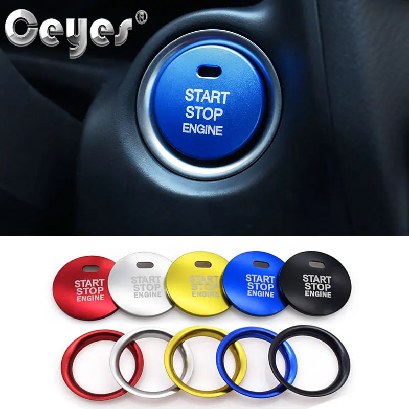 Наклейки Ceyes для автомобиля стикеры Mazda CX3 Axela CX 3 4 CX5 5 CX-5 Atenza кнопки запуска и