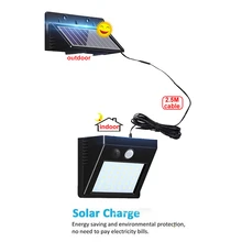 1/4pcs Outdoor Street Waterproof Wall Lights 30 LED Solar Power Street Light PIR Motion Sensor Light Garden Security Lamp indoor