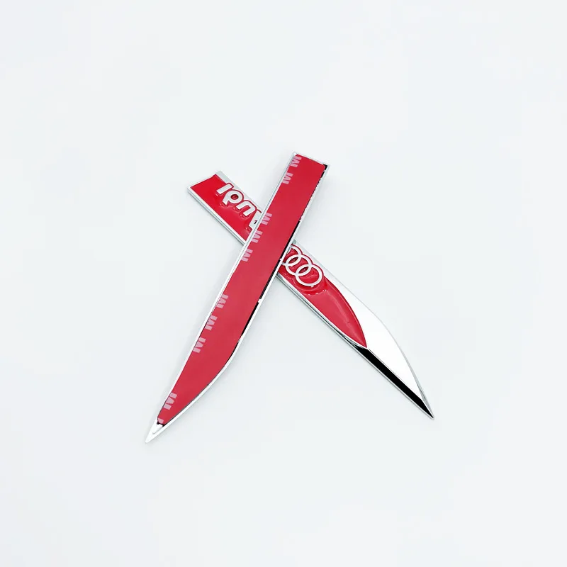 Подходит для Audi Infinite Blade Fender бампер наклейки модифицированные боковые наклейки одна пара платьев