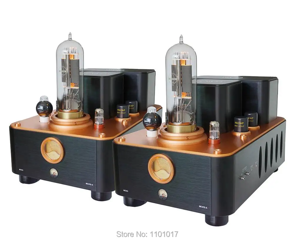 

Meixing Mingda 2019 New Version Goldenage MC212-A Mona Block Power Amplifier HIFI EXQUIS WE212 Tube Amp For Pair