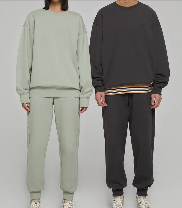 

Спортивный костюм унисекс, комплект из двух предметов, толстовка, Топ оверсайз и штаны для бега, для мужчин и женщин