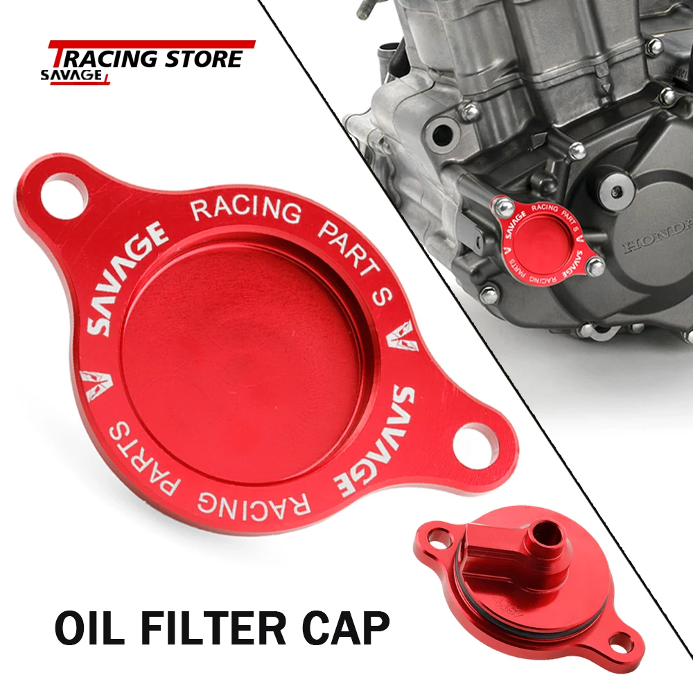Engine Oil Filter Cover Cap Crf Motorbike Engine Plug Cover