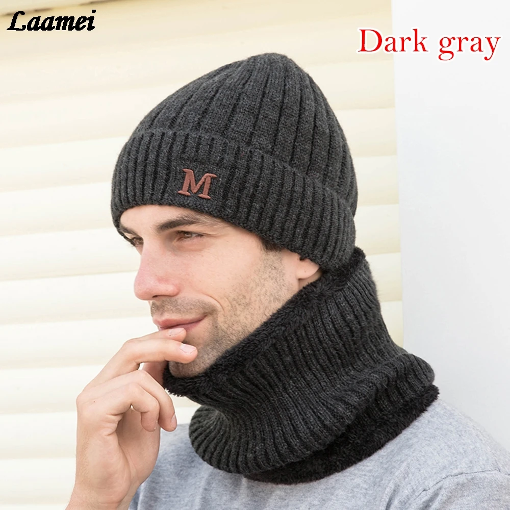 Laamei зимняя шапка Skullies Beanies шапки зимние шапки для мужчин и женщин шерстяной шарф шапки Балаклава маска Gorras капот вязаная шапка