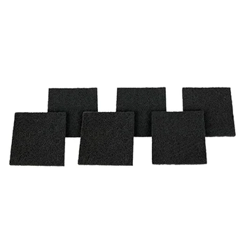 

12pcs Round Square Practical Deodorization Disposable Compost Filter Cotton Sponge Aquarium Kitchen Activated Carbon Effective