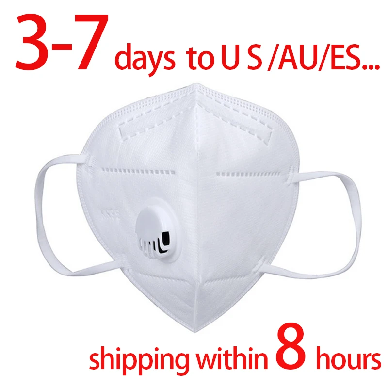 

Reusable kn95 respirator mask With Breathing Valve Mask Anti virus Dustproof 5 Layer Flu Anti Infection 3m n95 KF94 FFP3