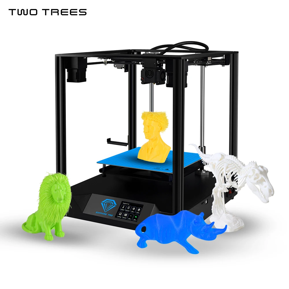 3D принтер TWO TREES Sapphire Pro CoreXY бесшумная печать экструдер BMG автоматическое