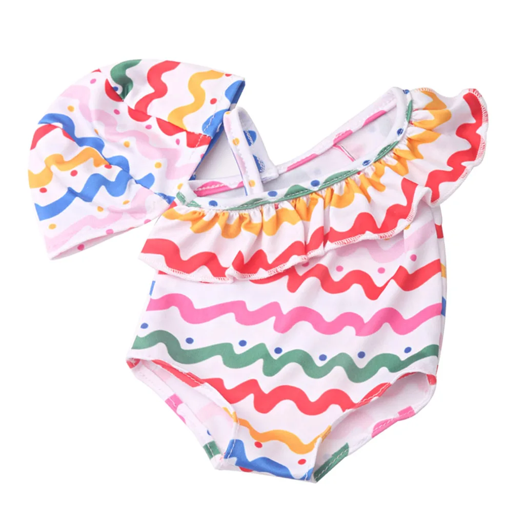 Swimsuit 18 inches Doll Girl Holiday Beach Swimwear Bikini Set