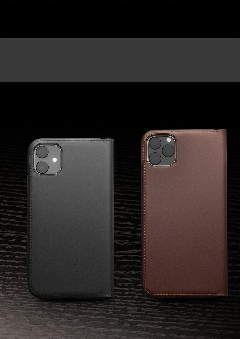 Натуральная кожа бизнес флип чехол для телефона iPhone 11 Pro Max 5,8 6,1 6,5 кошелек сумка настоящая воловья кожа полный край защитный чехол