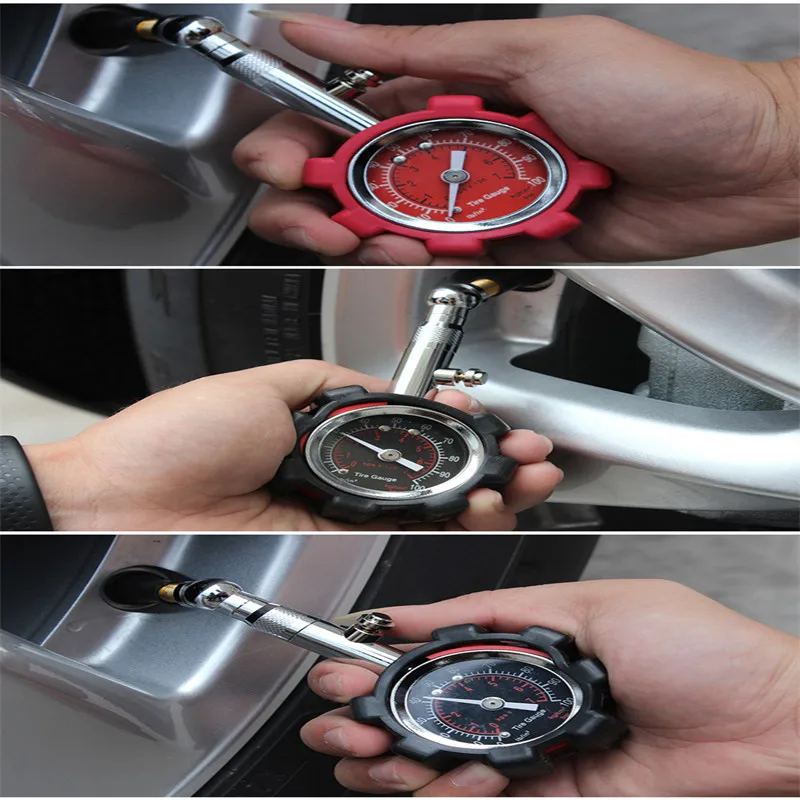 Автомобильные аксессуары 0-100PSI Высокая точность шин Давление Калибр калибровочный грузовой автомобиль Автомобильный механический шин Давление датчик продукта