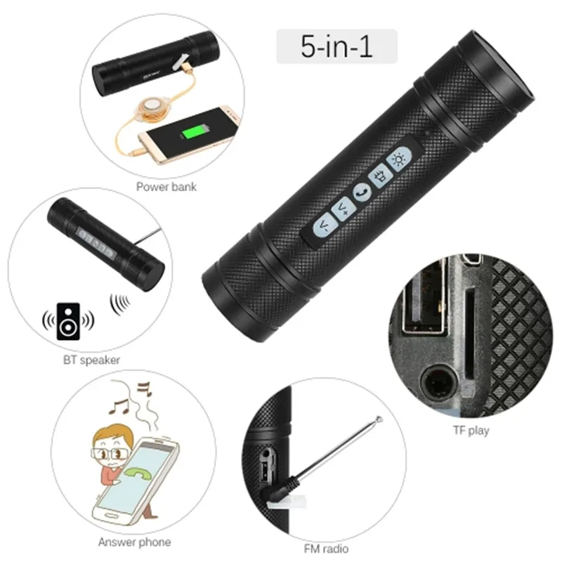 Динамик bluetooth беспроводной стерео Бас портативный динамик HiFi сабвуфер AUX USB TF карта FM радио открытый велосипед автомобиль караоке плеер