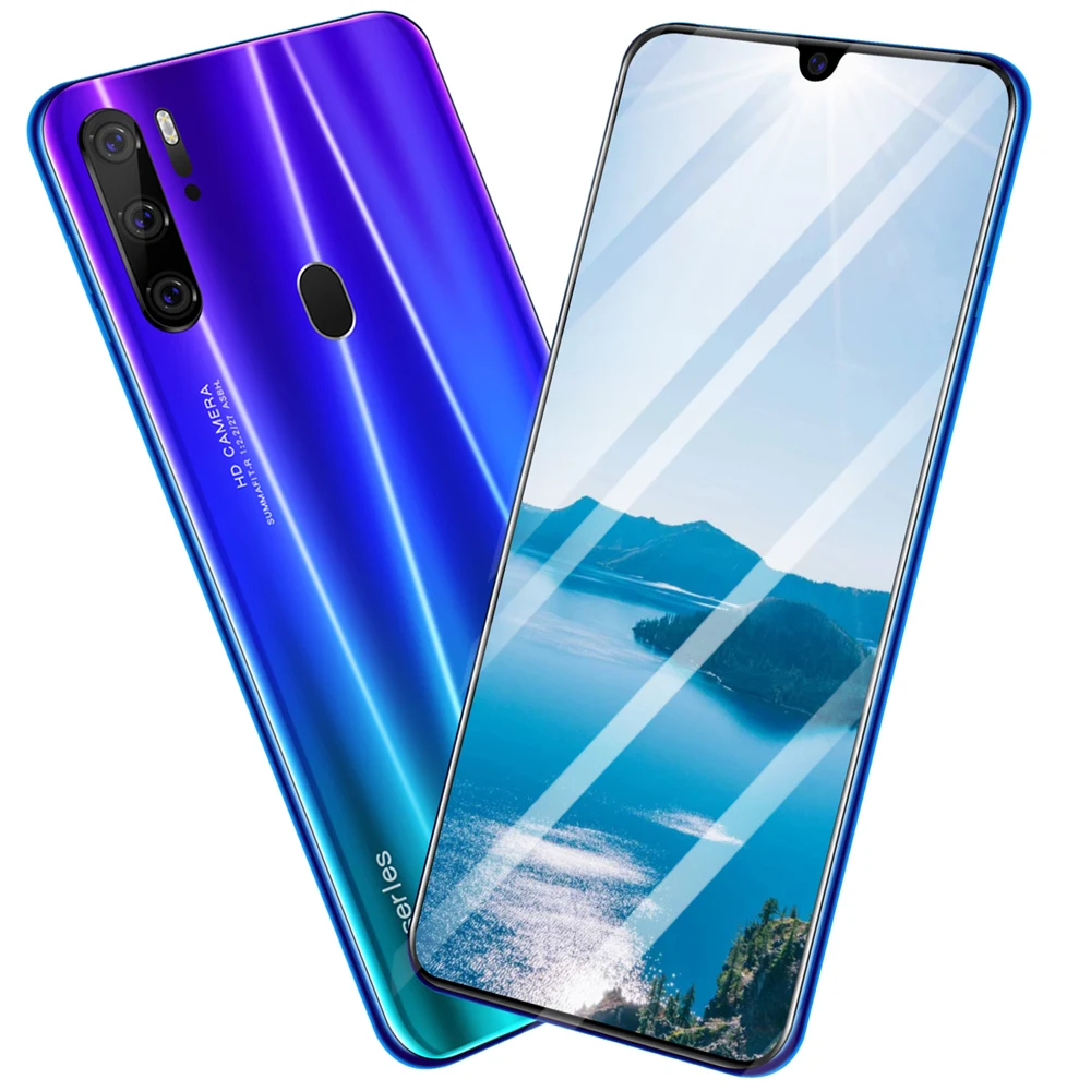 4G Cell Phone 3GB RAM+32GB Smartphone Android OS 9.1 For Anyone 6.3 inch Screen Support Dual-Card Dual-Standby US UK Plug Type
