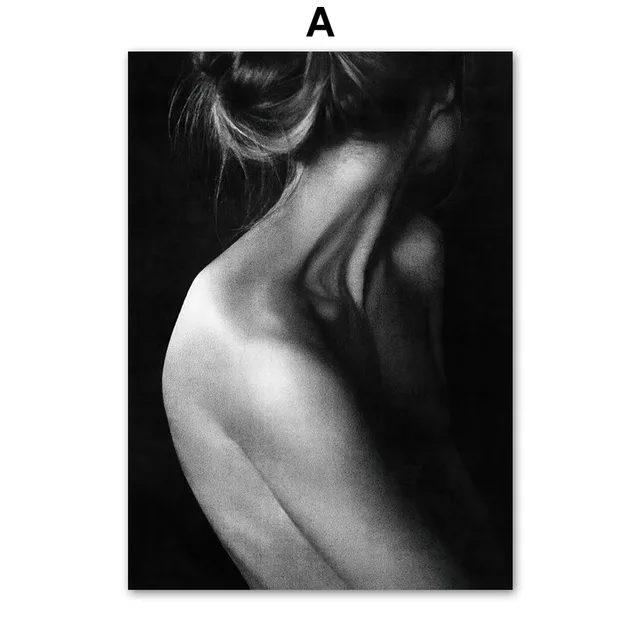 Couple Body Silhouette Hand Window Picture Wall Sticker Nordic Poster Wall Art Print Canvas Painting Decoration Picture Wall Art 1