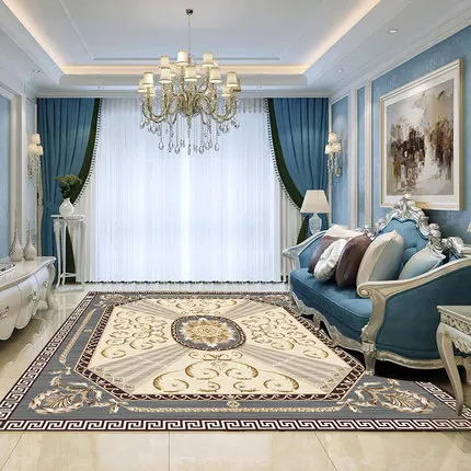 Европейский классический дворцовый ковер прямоугольной формы спальня гостиная домашний нескользящий коврик