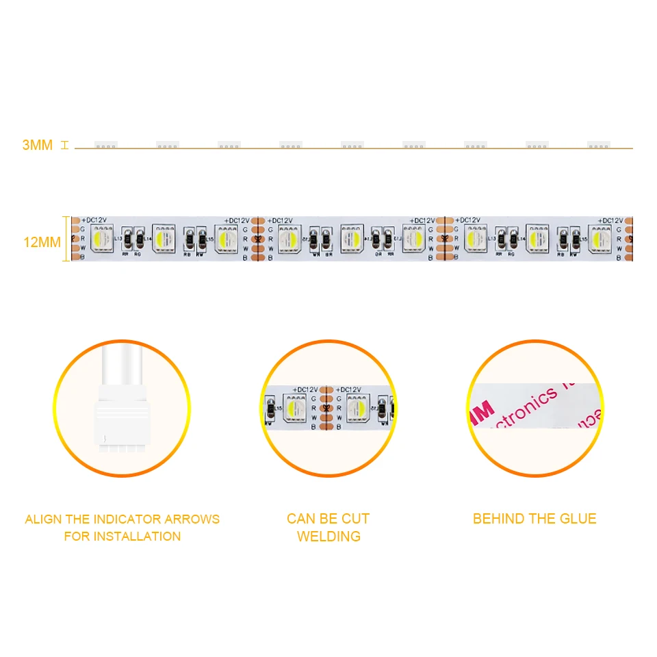 Wifi Remote Control Switch RGBW Light Strip Controller For Tuya Smart Life Compatible Alexa Google Assistant 16Million Colors