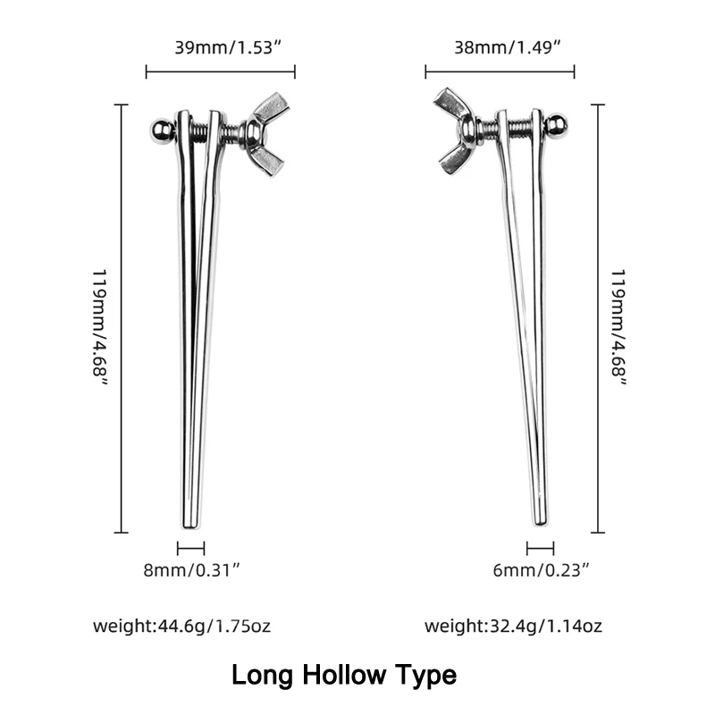 Urethral Catheter Adjustable Cock Sounding Rod Stainless Steel Penis Plug Male Masturbator Uretral Stimulator Sex Toys for Men