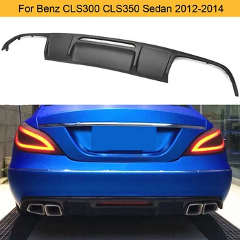 

Car Rear Bumper Diffuser Lip For Mercedes Benz CLS Class CLS300 CLS350 Sedan 2012-2014 Rear Bumper Diffuser Lip Spoiler PP Black