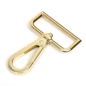 

38mm Metal Bag Strap Buckles Square Shape Belt Clasp Clip Chain Snap Hook for Handbag Shoulder Bag Replacement Parts Accessories