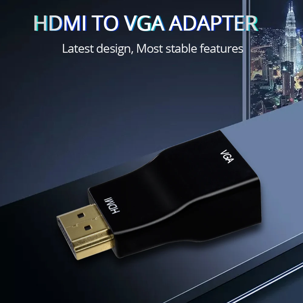 TISHRIC самый новый HDMI кабель адаптер VGA HD 1080P конвертер Папа мама оптический