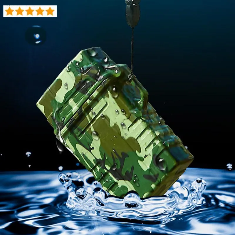 Водонепроницаемый портсигар, зажигалка и зарядка через USB двойная дуговая Зажигалка для спорта на открытом воздухе электронная ветрозащитная Зажигалка без пламени