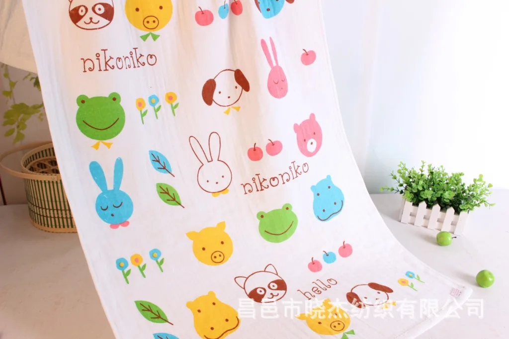 Напрямую от производителя банное полотенце BABY'S Чистый хлопок двойной слой Hive Марлевое банное полотенце одеяло Место происхождения поставка