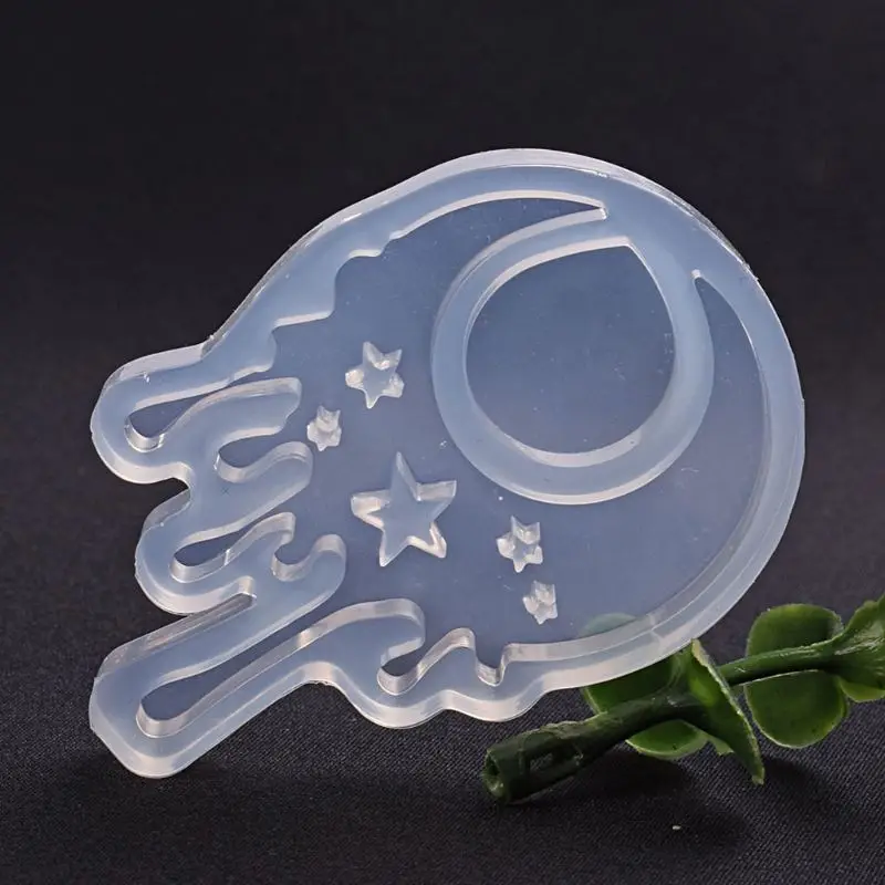 7Pcs Handmade Crying Moon Star Toy Horse Resin Pendant Mold Jewelry Making Tools 634D