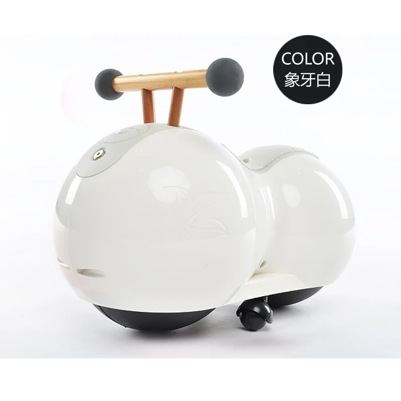 Baby Swing Car Silent Wheel Baby Walker Scooter Peanut Gourd Car Kids Scooter Ride on