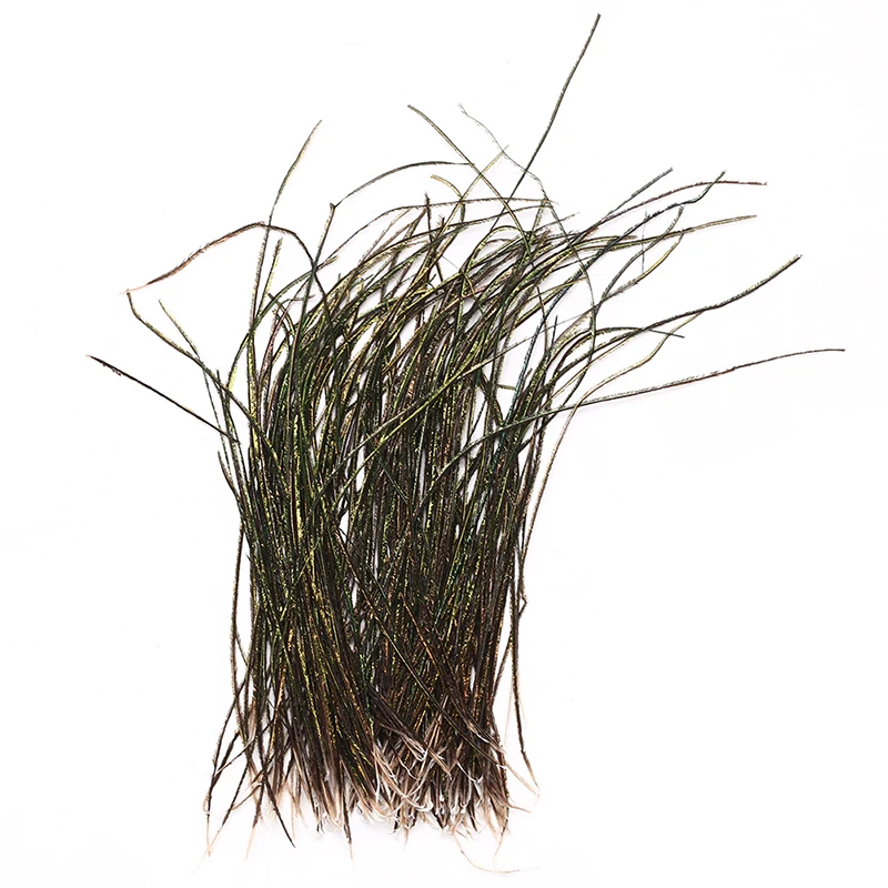 

1bags/lot New Fly Tying Peacock Herl Pack 3 to 7 Inch Feathers Wire Tying Materials