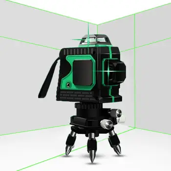 

8 Lines LD Green Laser Level Horizontal Vertical Self-leveling Instruments