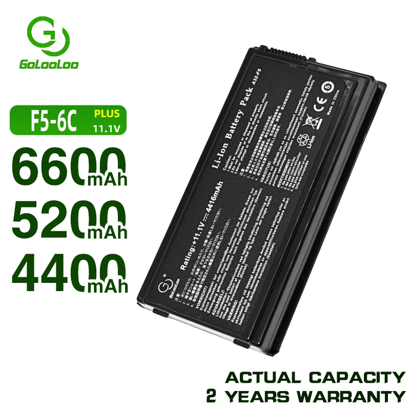 6 ячеек 4400мач аккумулятор для ноутбука asus a32 f5 x59gl x59 x59g x59s x59sl x59sr 90 nlf1b2000Y F5C F5GL F5M F5N F5R