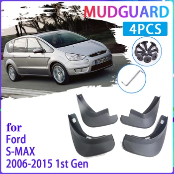 

4 PCS Car Mud Flaps For Ford S-MAX S MAX SMAX 2006~2015 2008 2010 2011 Mudguard Splash Guards Fender Mudflaps Auto Accessories