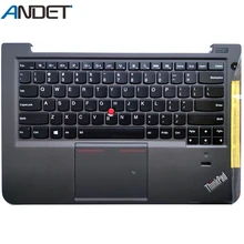 Чехол для lenovo ThinkPad S3 S431 S3 S440 подставка для рук клавиатура с подсветкой США верхний чехол тачпад 04X0992 04X0955