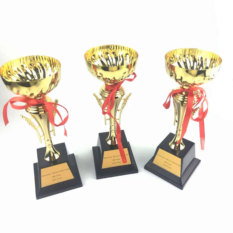 Металлический трофей на заказ, сувенирная команда, индивидуальные спортивные соревнования, призы, призеры, Трофео, дизайн Кубка