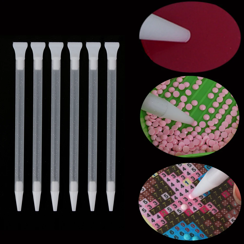 

6PCS/Set Diamond Painting Embroidery Tools DIY Crafts 5D Diamond Painting Point Drill Pen Cross Stitch Accessories Popular Craft