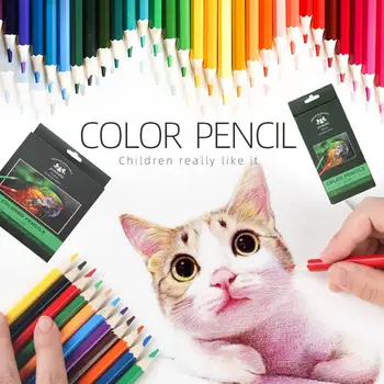 

Colored Pencil Set Artist Coloring Graffiti Drawing Art Supplies 18/36/48colors Wooden Professional Multifunctional