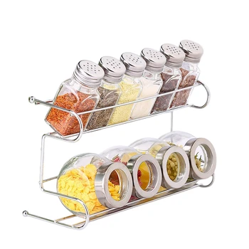 

TOP!-Seasonings Combination Supplies Bottles Storage Containers Storage Boxes 10 Boxes Glass Seasoning