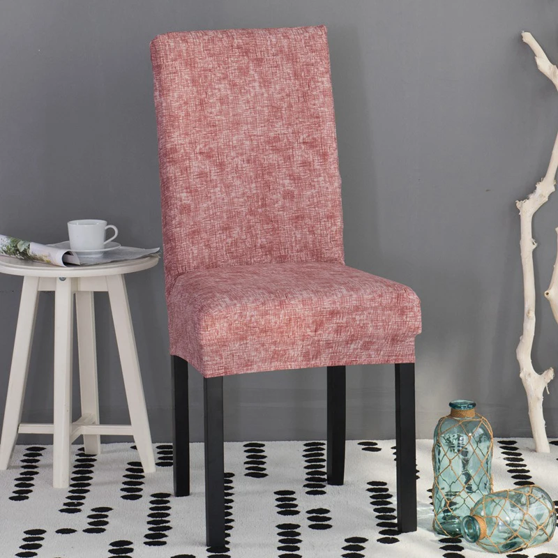 

1pc Chair Cover Dining Elastic Covers Pure color Stretch Chair Cover Home Chair Package Chair Dustproof Cover