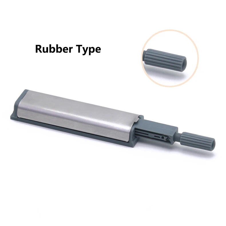 

1/4/10PCS Door Stopper Cabinet Catches Stainless Steel Push to Open Touch Damper Buffer Soft Quiet Closer Furniture Hardware