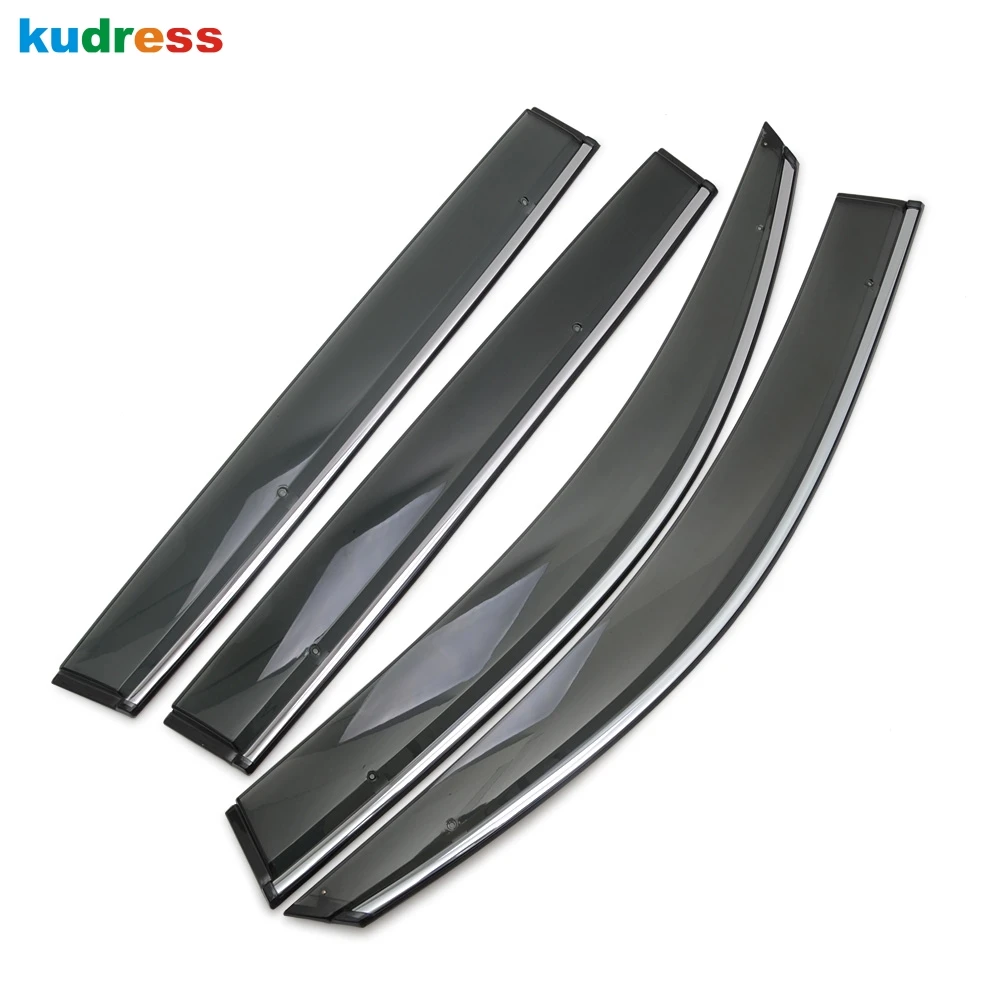 For Volkswagen Tiguan MK2 2017 2018 2019 Car Window Deflectors Wind Deflector Sun Guard Rain