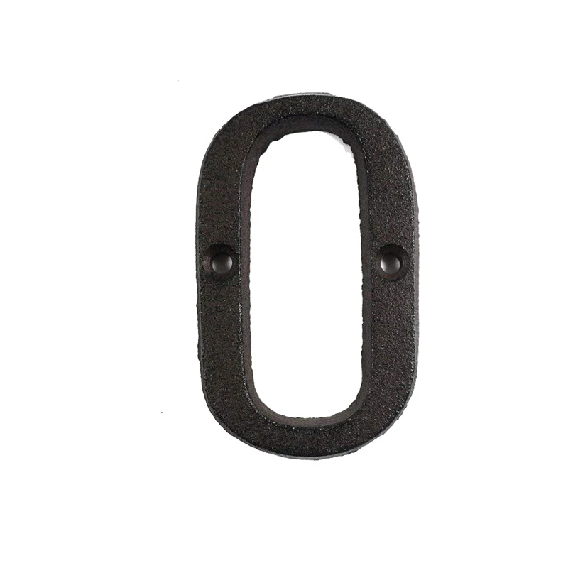 

Metal Letters Numbers Cast Iron Decoration House Sign Doorplate DIY Cafe Wall B99